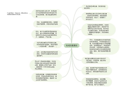 私域流量漫谈