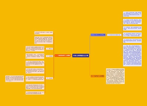 个体人所得税怎么计算