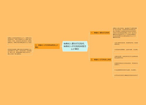 销售收入要交印花税吗，销售收入印花税税率是怎么计算的