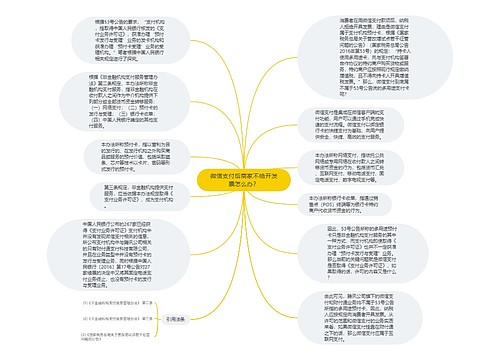 微信支付后商家不给开发票怎么办？