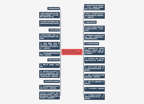 营业税的税收筹划——利用减免税项目的避税筹划