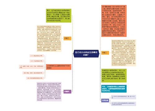 签订设计合同应注意哪些问题？