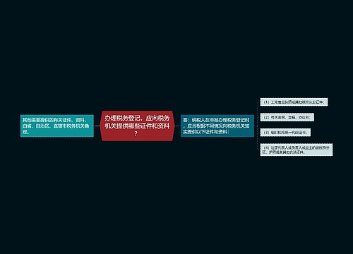 办理税务登记，应向税务机关提供哪些证件和资料？