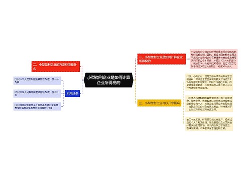 小型微利企业是如何计算企业所得税的