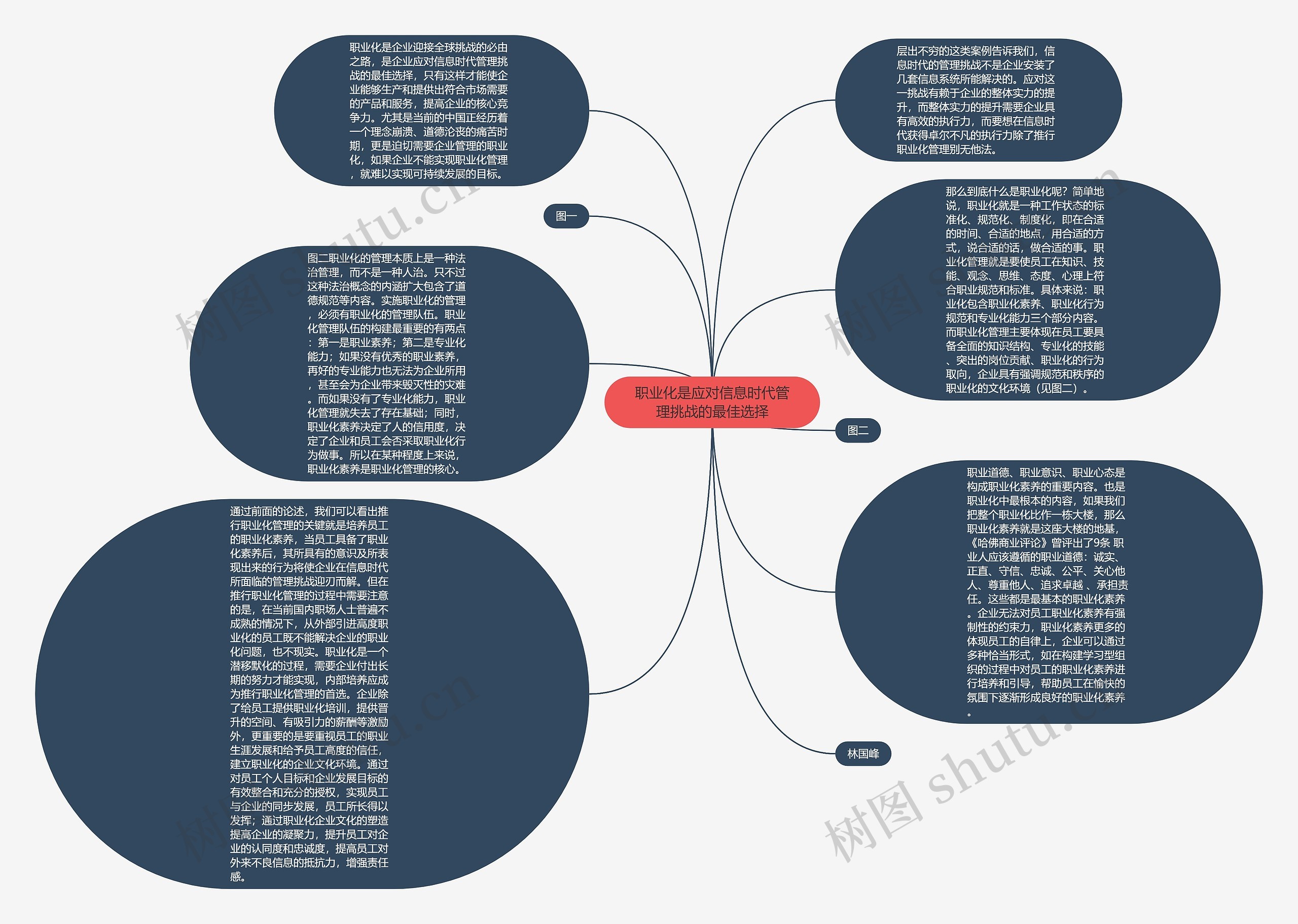 职业化是应对信息时代管理挑战的最佳选择思维导图