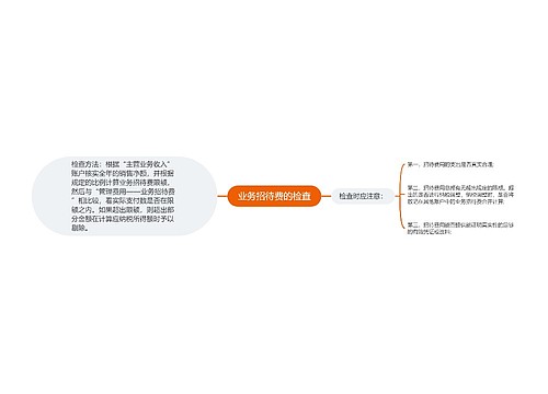 业务招待费的检查