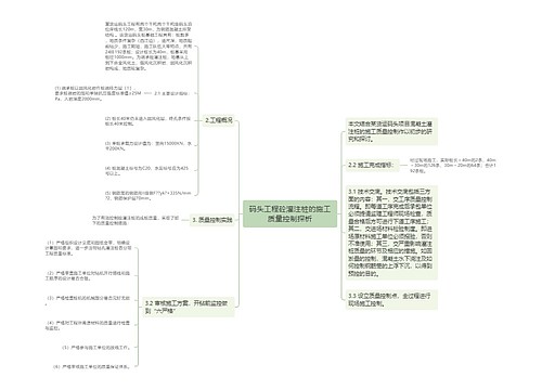 码头工程砼灌注桩的施工质量控制探析