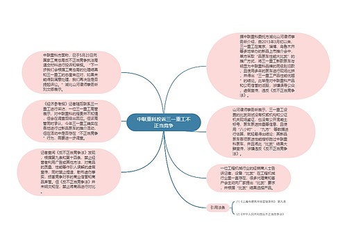 中联重科投诉三一重工不正当竞争