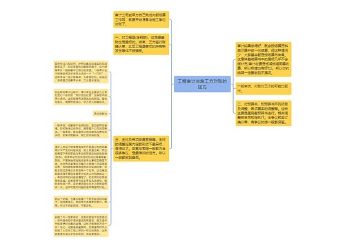 工程审计与施工方对账的技巧