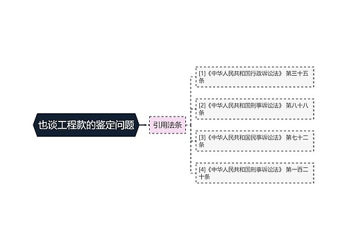 也谈工程款的鉴定问题