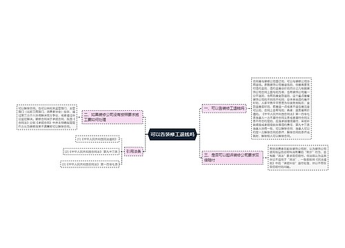 可以告装修工退钱吗