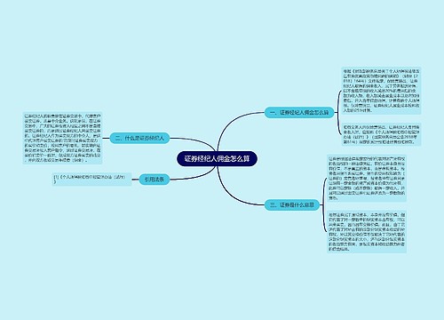 证券经纪人佣金怎么算