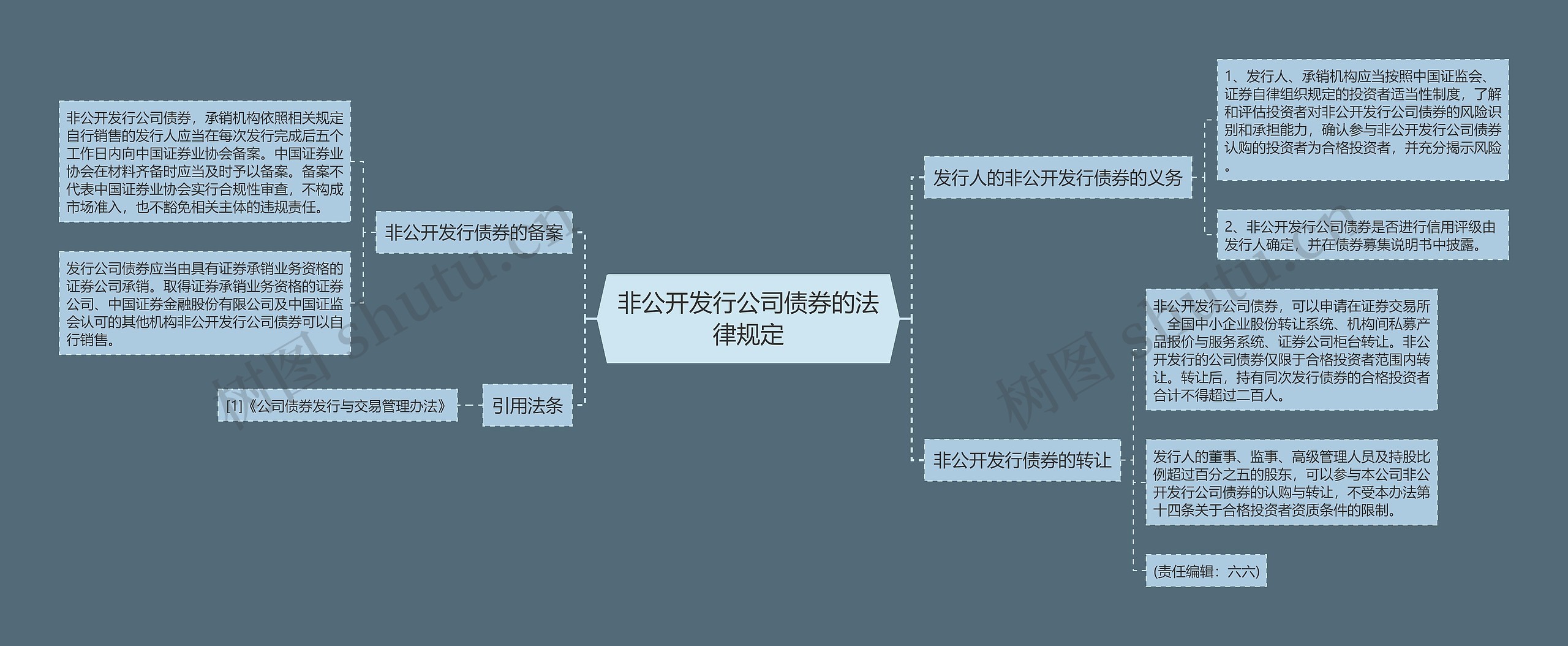 非公开发行公司债券的法律规定思维导图