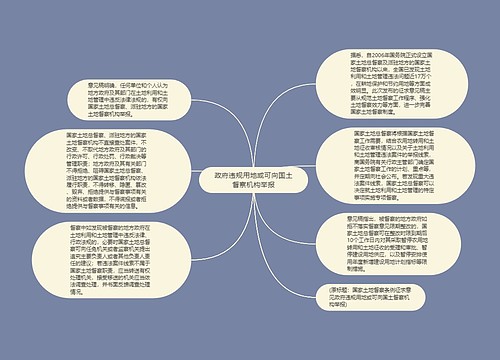 政府违规用地或可向国土督察机构举报