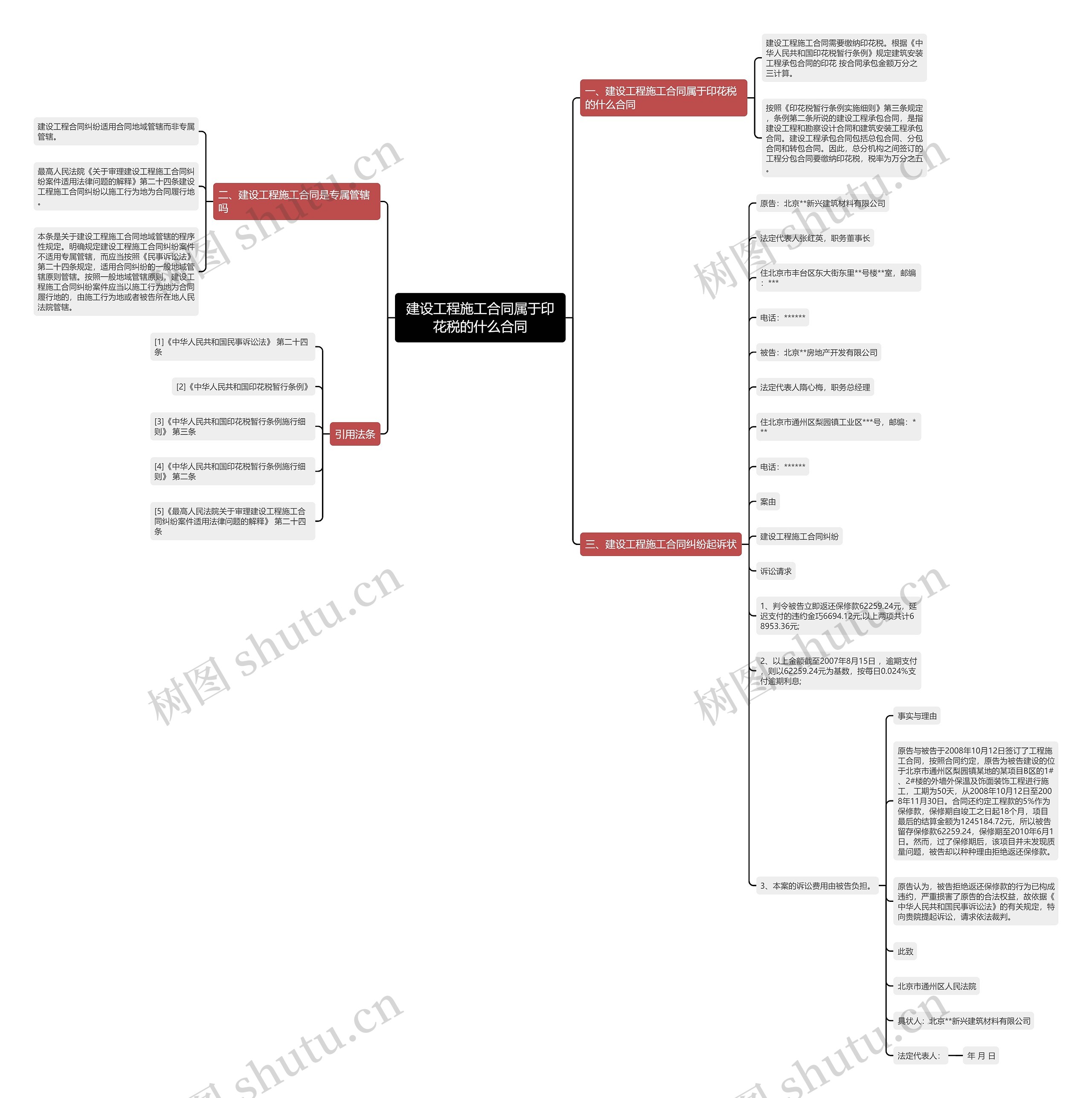建设工程施工合同属于印花税的什么合同 建设工程施工合同属于印花税的什么合同