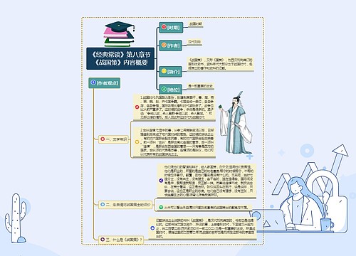 《经典常谈》第八章节《战国策》内容概要