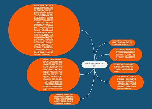 安全生产要依靠安全文化建设