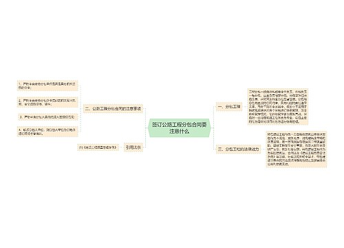 签订公路工程分包合同要注意什么