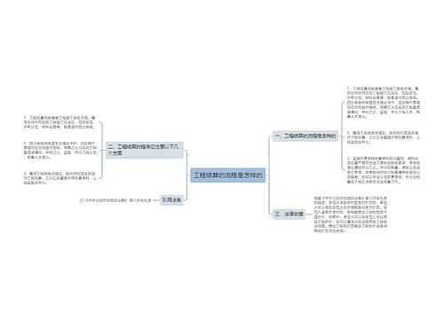 工程结算的流程是怎样的