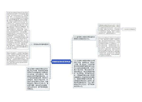 串通投标罪的犯罪构成