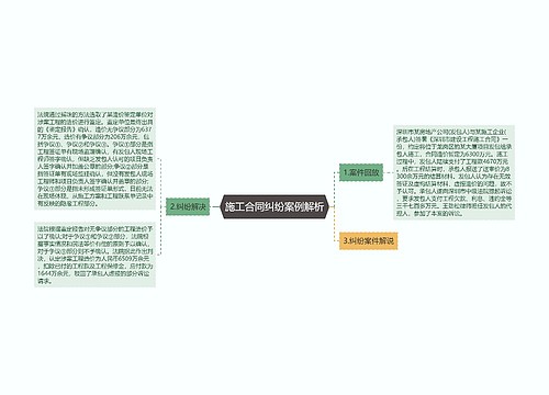 施工合同纠纷案例解析