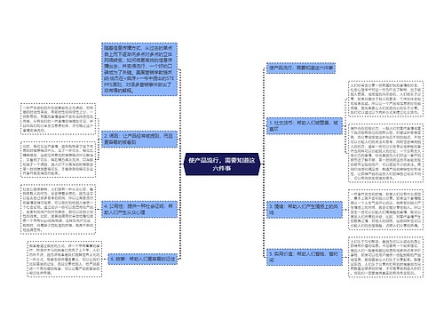 使产品流行，需要知道这六件事