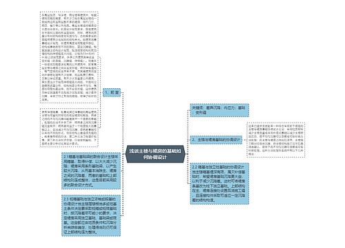 浅谈主楼与裙房的基础如何协调设计