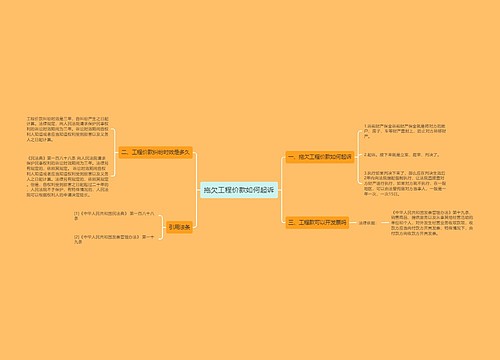 拖欠工程价款如何起诉