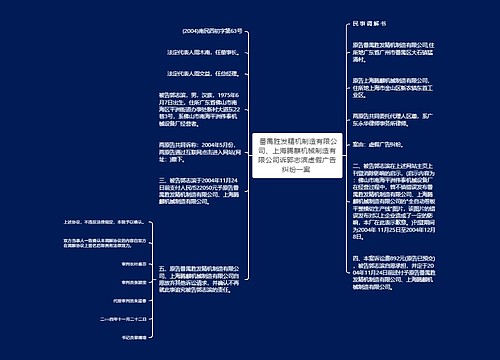  番禺胜发精机制造有限公司、上海腾麒机械制造有限公司诉郭志滨虚假广告纠纷一案 