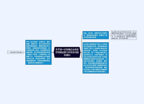 关于进一步加强企业债券存续期监管工作有关问题的通知