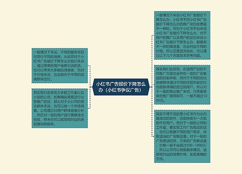 小红书广告报价下降怎么办（小红书争议广告）