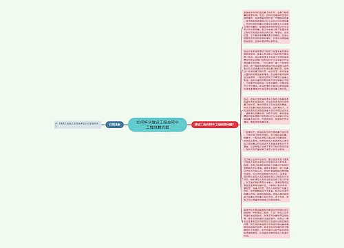 如何解决建设工程合同中工程结算问题