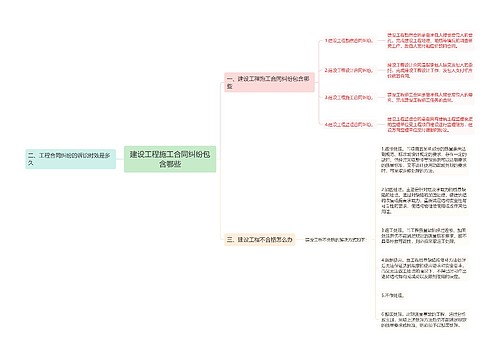 建设工程施工合同纠纷包含哪些