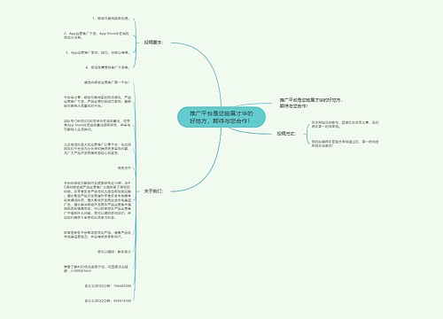 推广平台是您施展才华的好地方，期待与您合作！