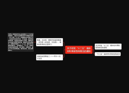 关于印发“十二五”墙体材料革新指导意见的通知