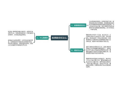 股票期货犯法么