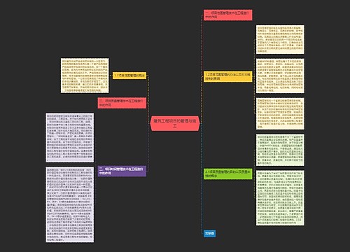 建筑工程项目的管理与施工