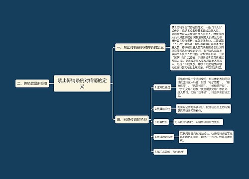 禁止传销条例对传销的定义