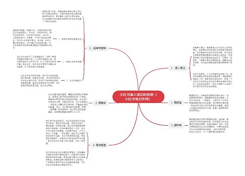 小红书素人笔记的优势（小红书笔记作用）