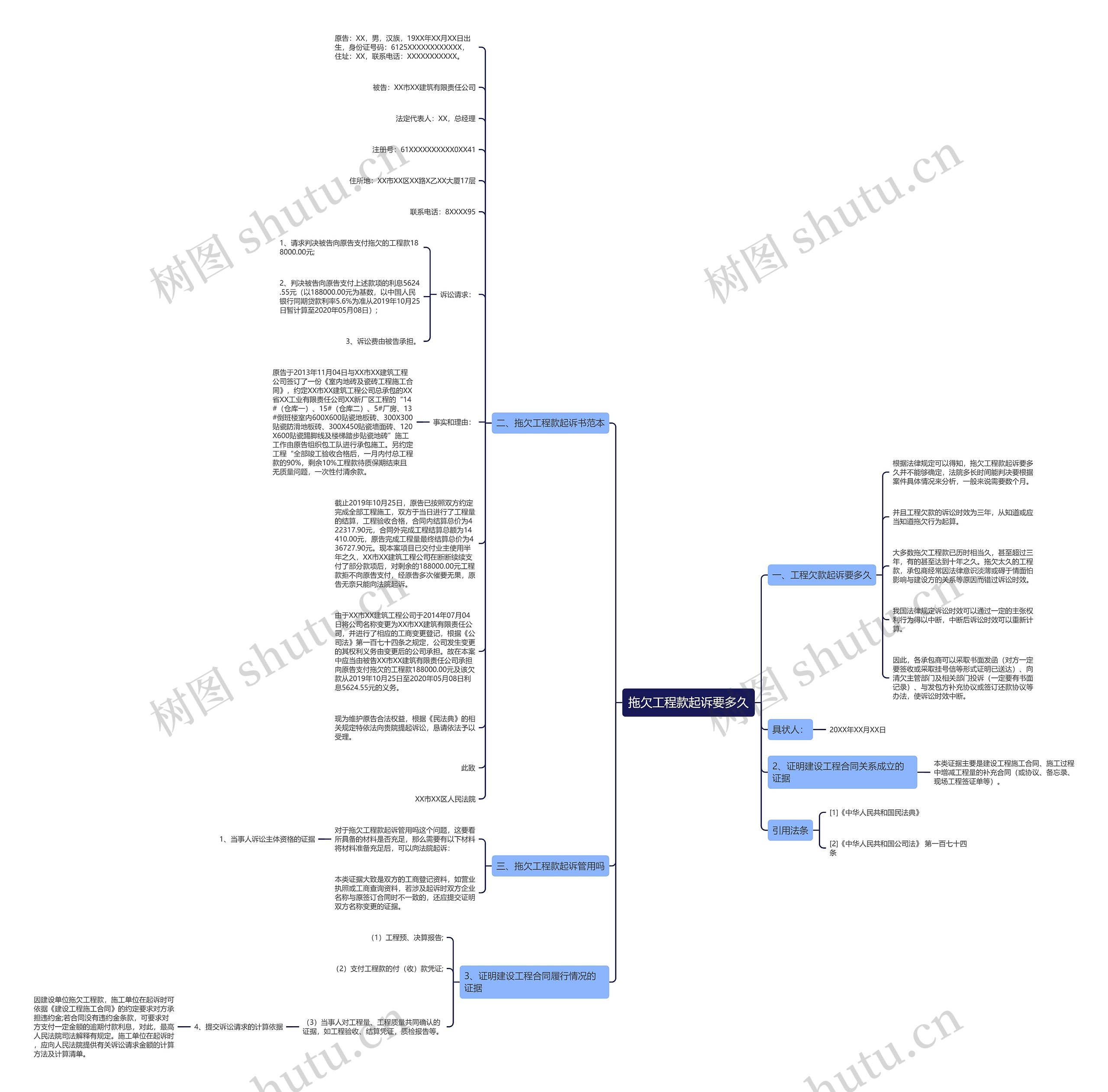 拖欠工程款起诉要多久 拖欠工程款起诉要多久