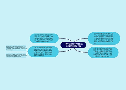 一青年被骗到传销组织 逃出后躲在网吧偷手机