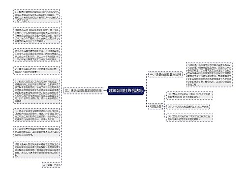 建筑公司挂靠合法吗