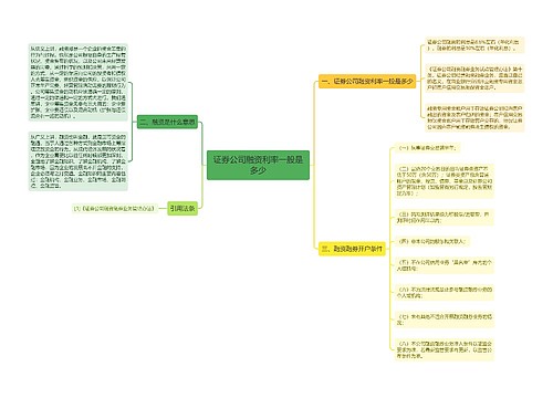 证券公司融资利率一般是多少