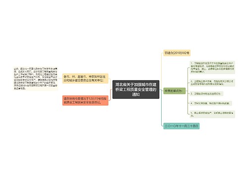 湖北省关于加强城市在建桥梁工程质量安全管理的通知