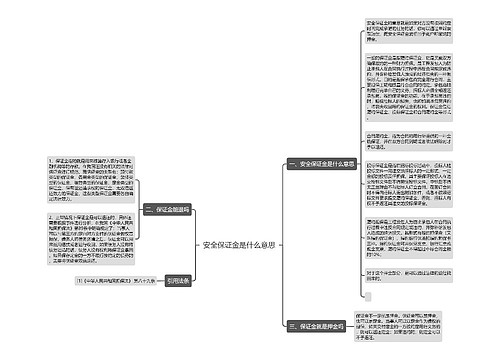 安全保证金是什么意思