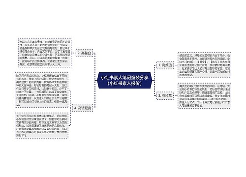 小红书素人笔记童装分享（小红书素人报价）