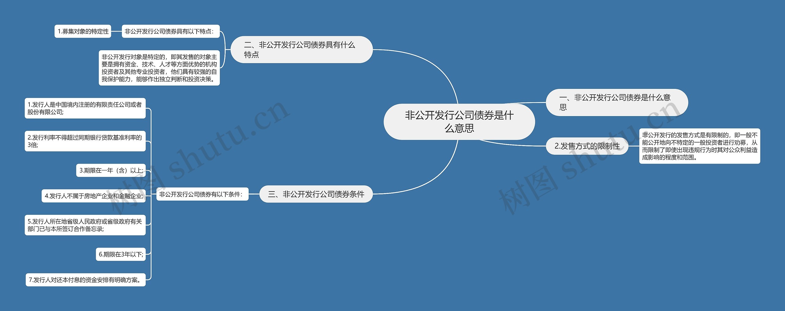 非公开发行公司债券是什么意思思维导图