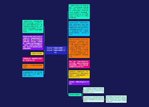 小红书广告报价表图片（小红书广告报价表图片大全）