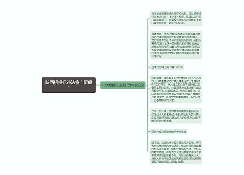 陕西招投标违法将＂留痕＂