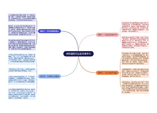 求职谨防巧立名目黑中介